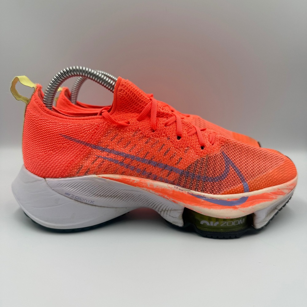 Nike‎ Air Zoom Tempo NEXT% Womens Size 8 Running Shoes CI9924-800 Mango Orange